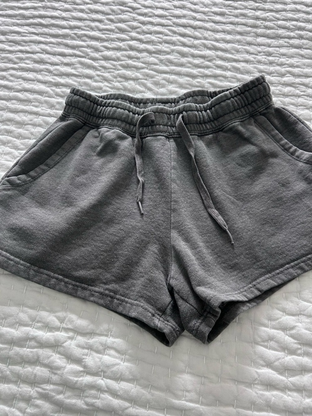 Women’s Charcoal Gray Shorts Drawstring